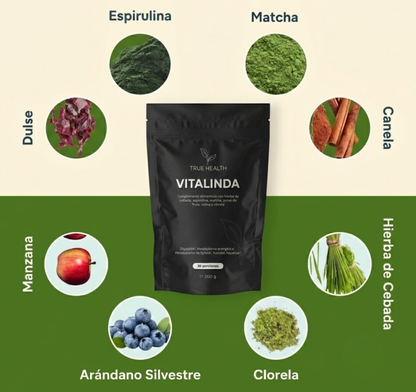 Vitalinda : ¡Bajá de peso, controlá los antojos y tené más energía en tu día a día con una simple rutina diaria!